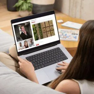 Red Herring Virtual Escape Games - Picture of a game in action