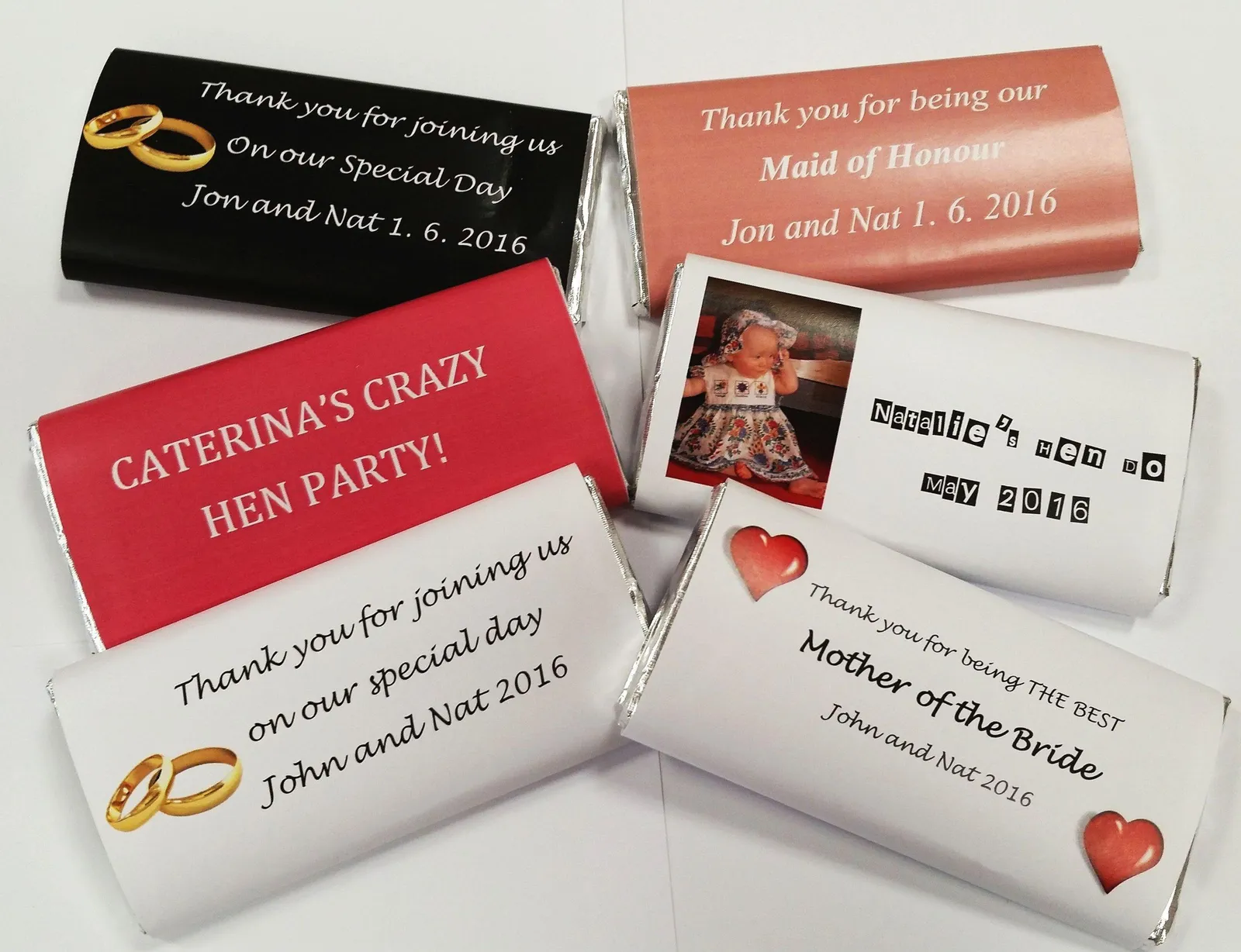 Custom Printed Chocolate Bars