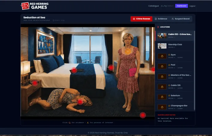 Introducing: Seduction at Sea – and a new classroom murder mystery case file investigation pack for teachers